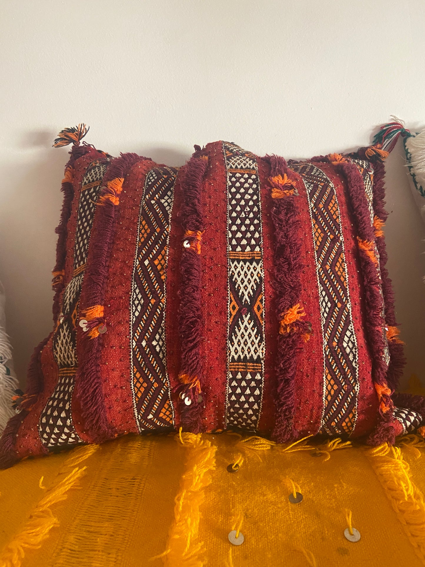 Set of 2 Hanbel Vintage Berber Kilim Pillow