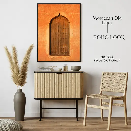 Moroccan Vintage door  Wall Art Prints