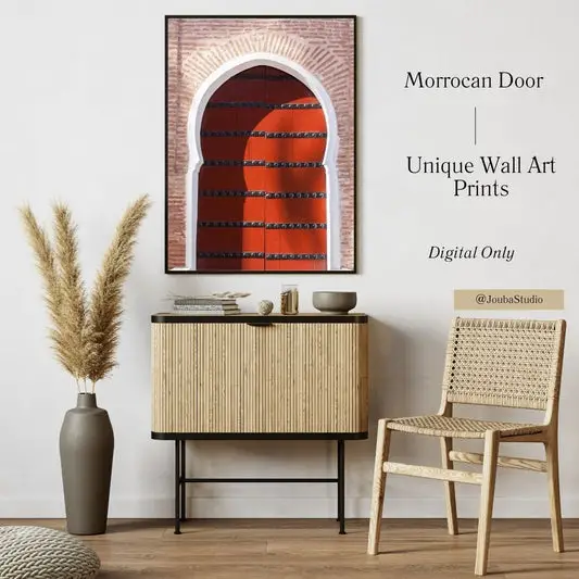 Moroccan door  Wall Art Prints