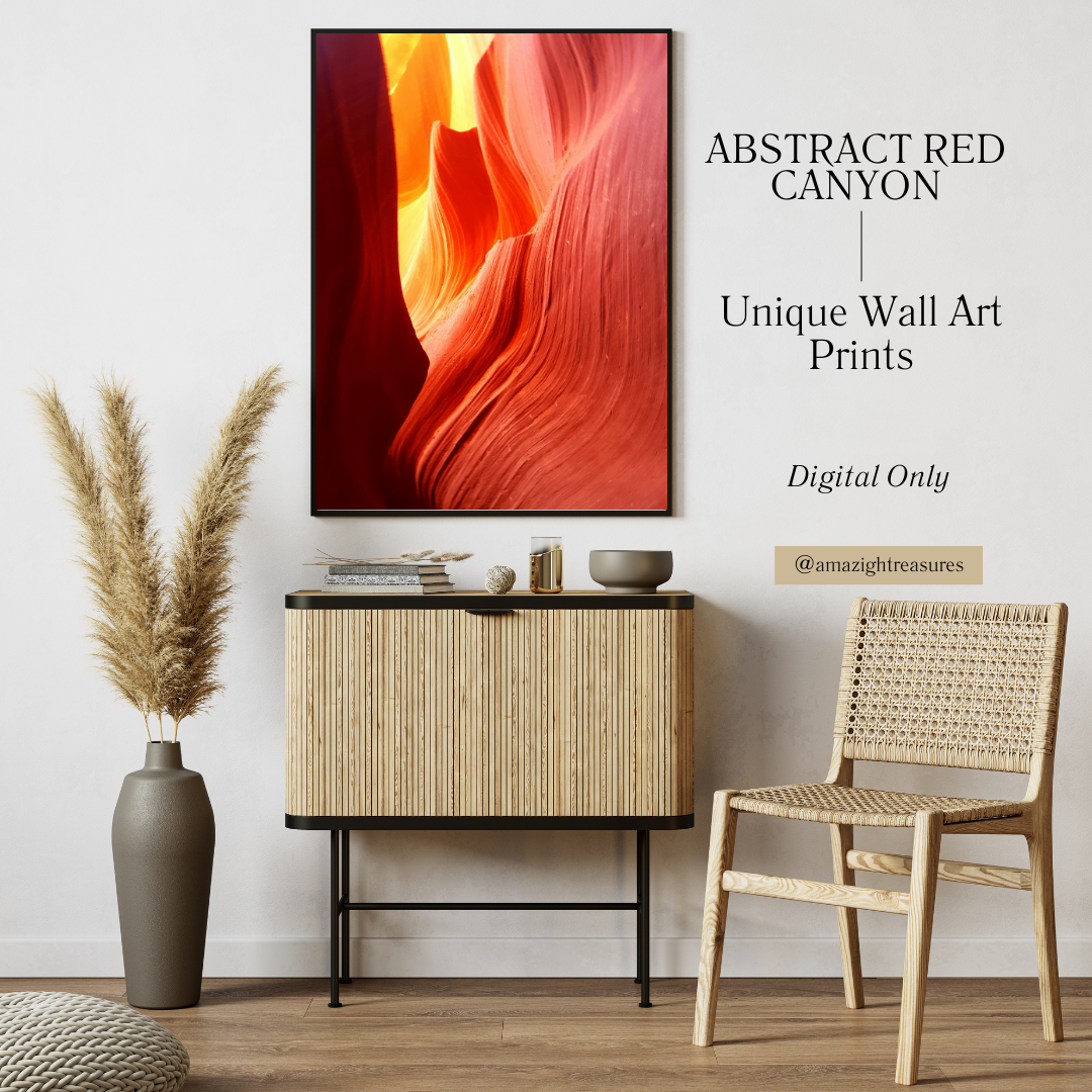 Arizona's Abstract Antelope Canyon Fall Wall Art