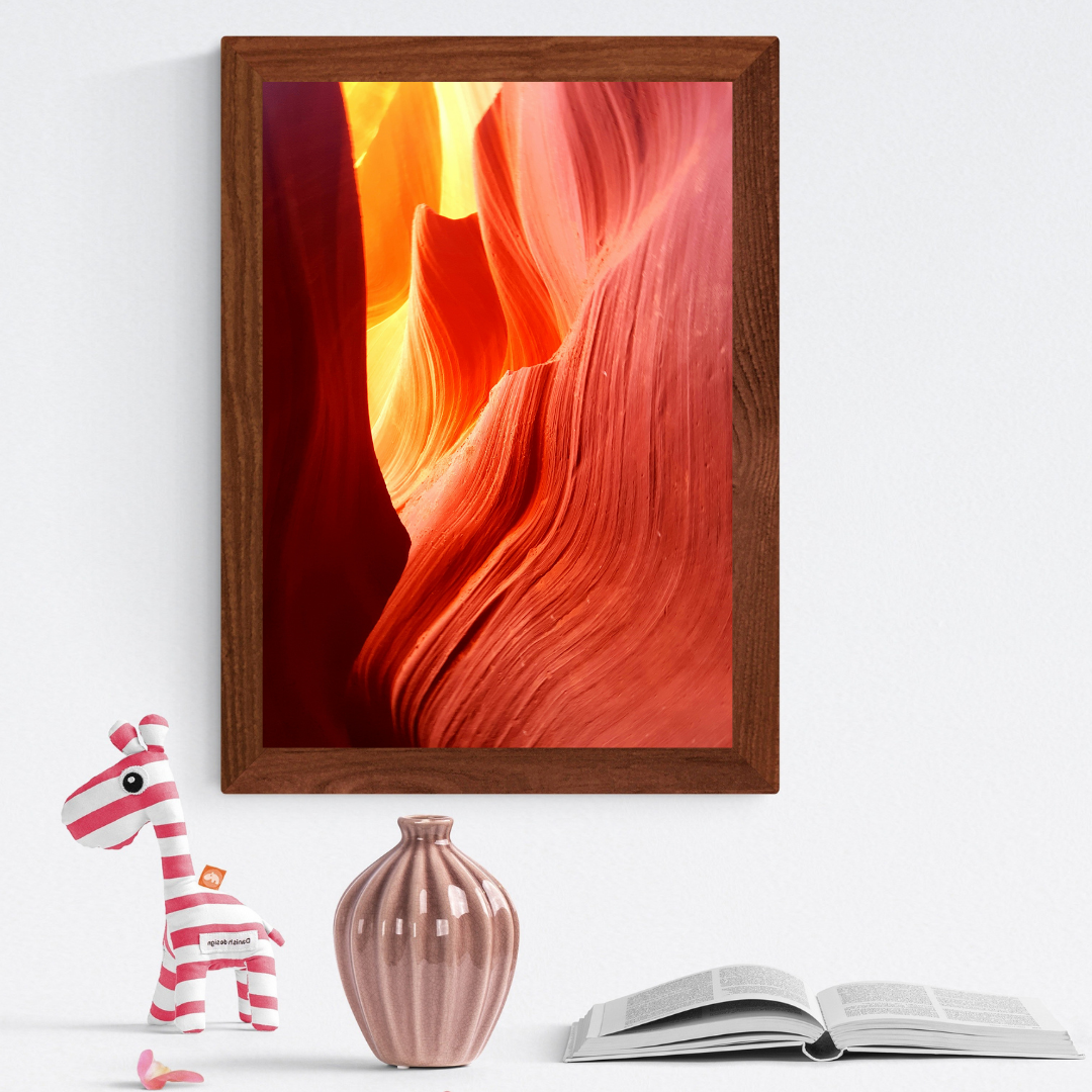 Arizona's Abstract Antelope Canyon Fall Wall Art