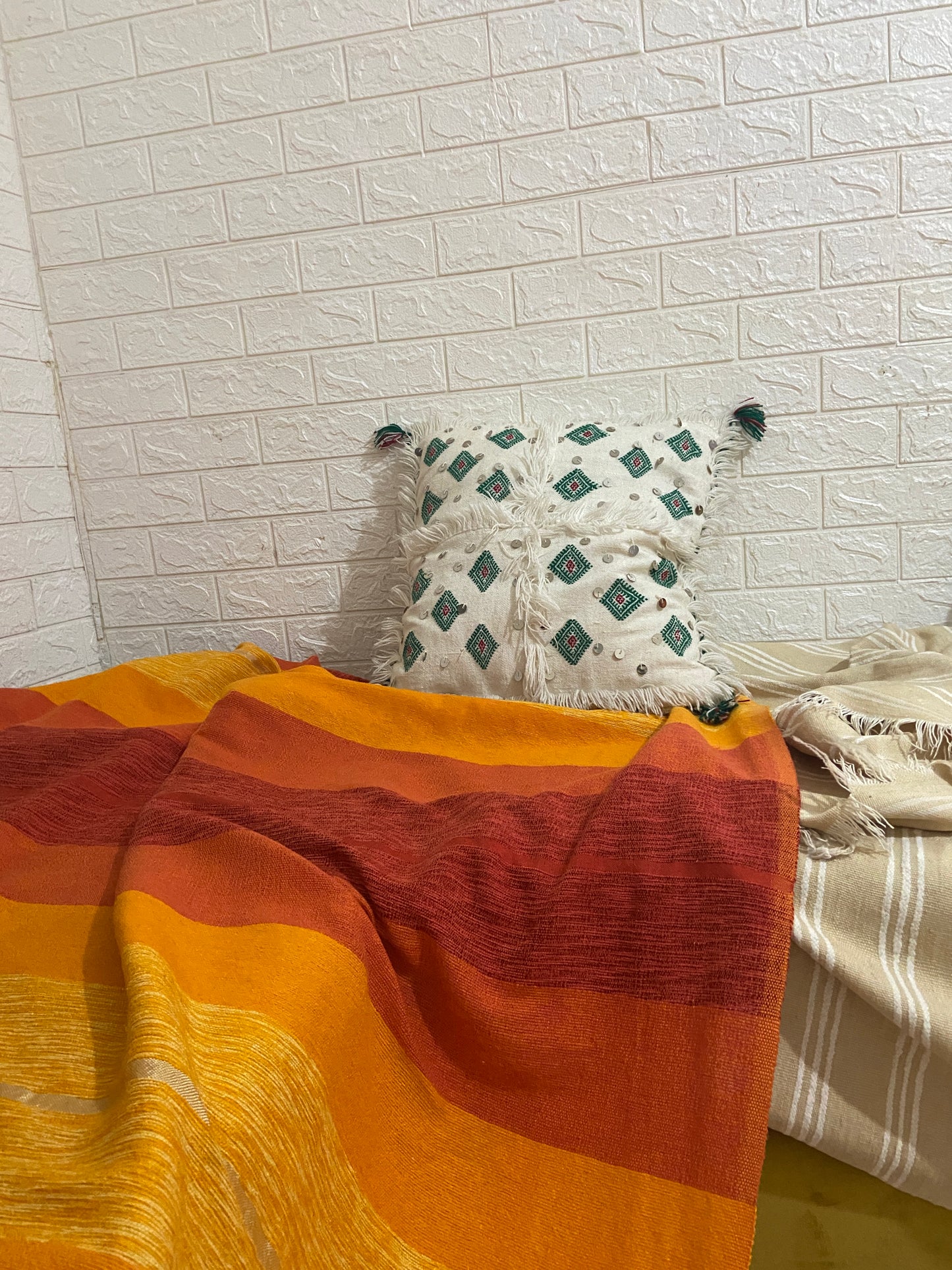 Handwoven Cactus Silk Chefchaoune Throw