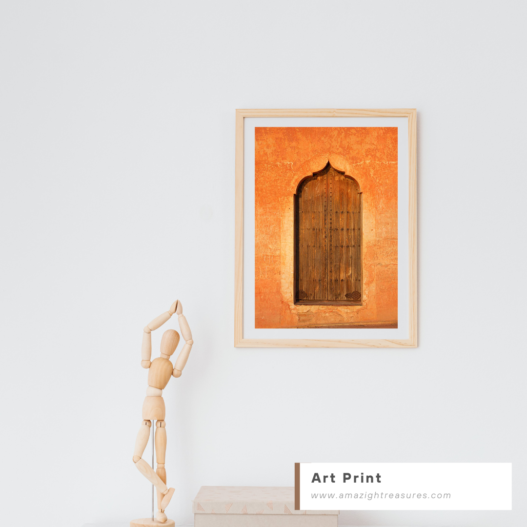 Moroccan Vintage door  Wall Art Prints