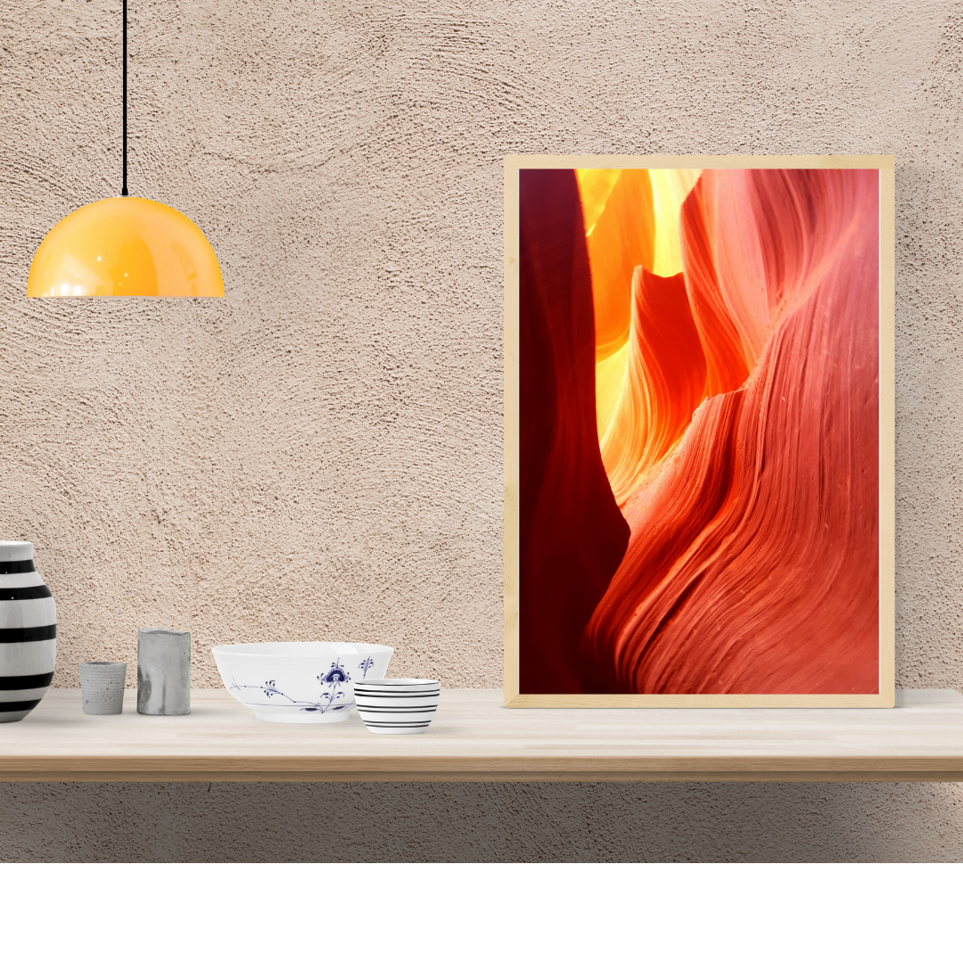 Arizona's Abstract Antelope Canyon Fall Wall Art