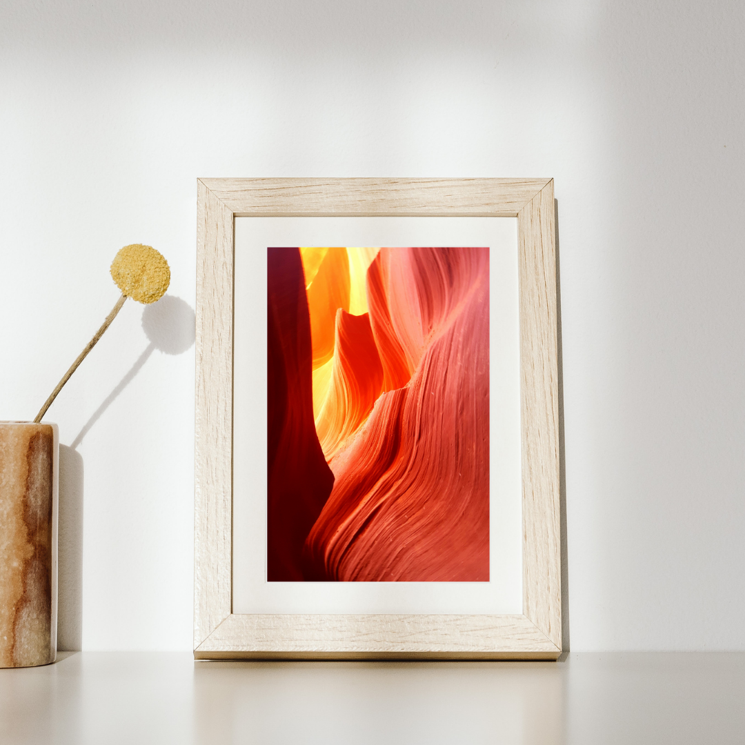 Arizona's Abstract Antelope Canyon Fall Wall Art