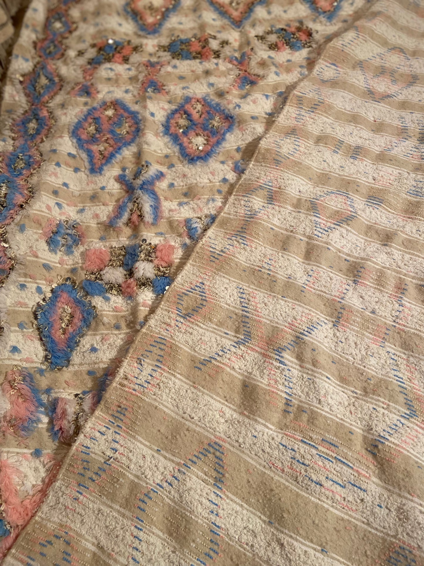 Couverture de mariage berbère vintage