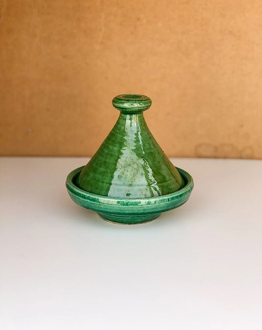 Moroccan Hand Crafted Small Tamgroute Tagine for decoration